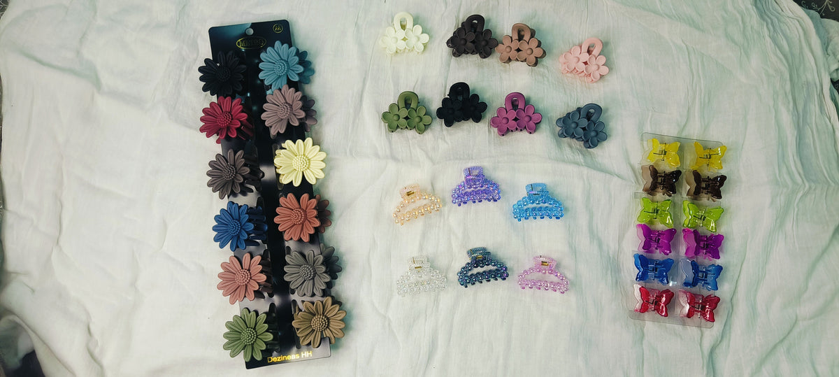 Hair Bands with Crystal Bow - Premium Korean Scrunchies