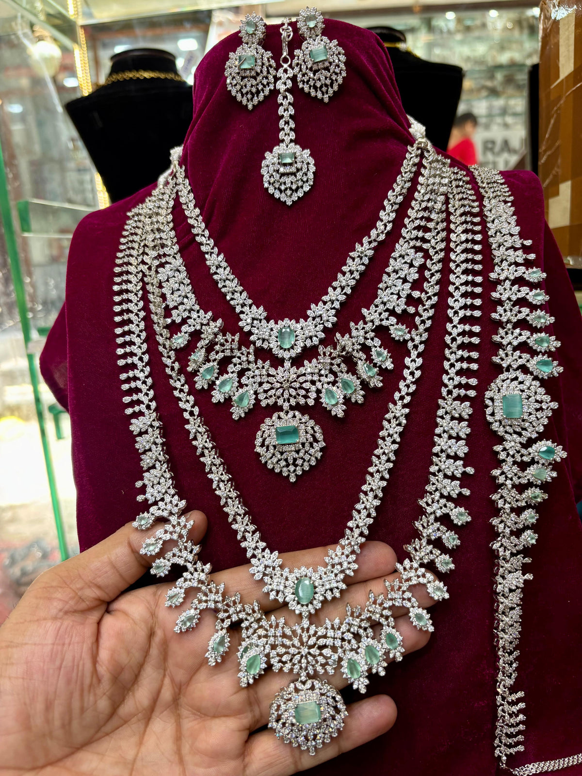 Premium Quality AD Bridal Set