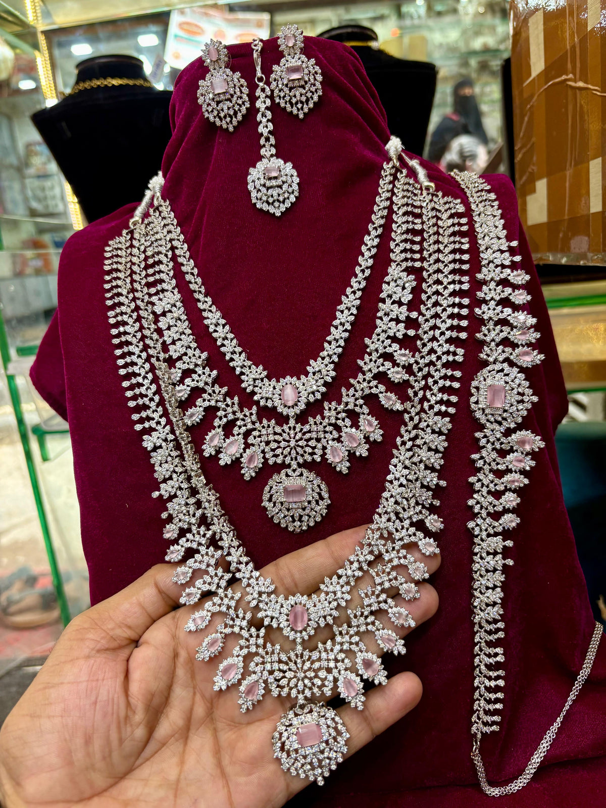 Premium Quality AD Bridal Set