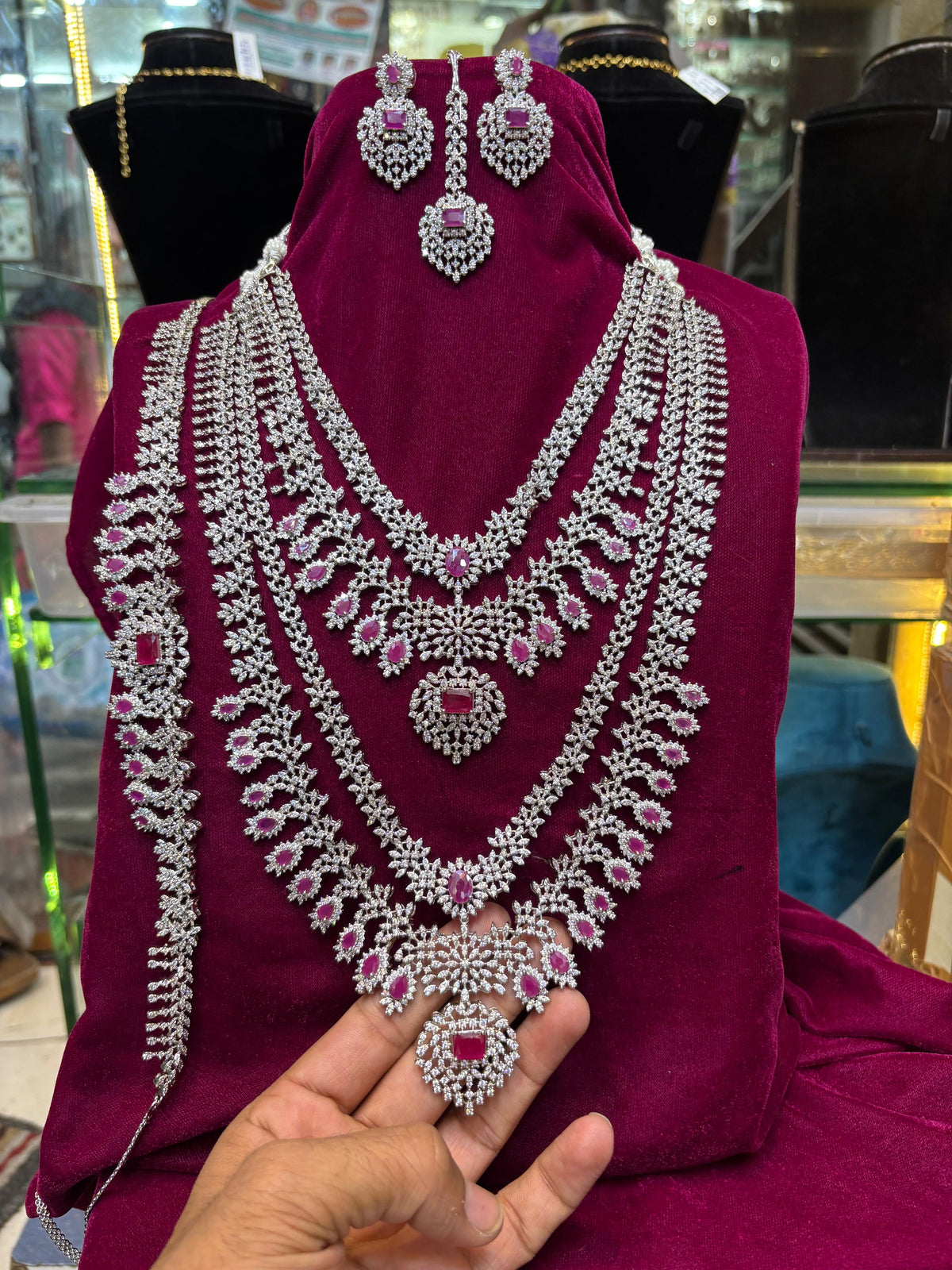Premium Quality AD Bridal Set