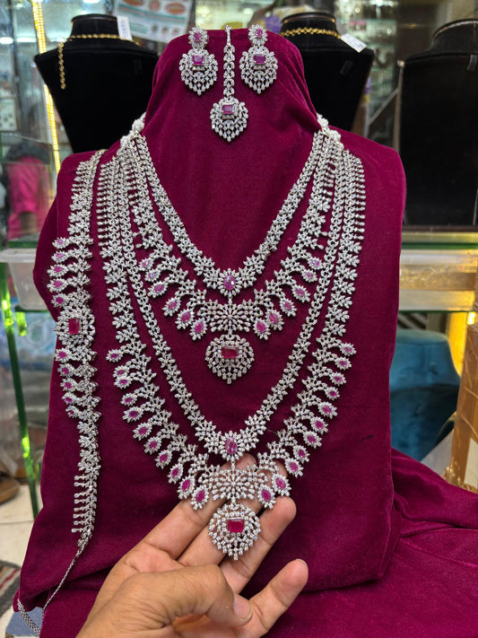 Premium Quality AD Bridal Set